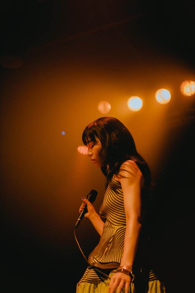 洪佩瑜昨在台北Legacy举办演唱会。（何乐提供）