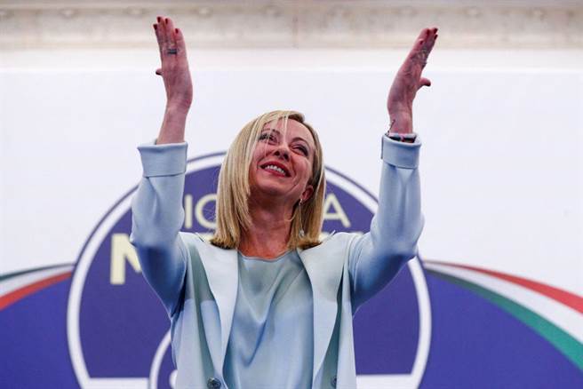 义大利兄弟党党魁梅洛尼（Giorgia Meloni）。（图／路透社）