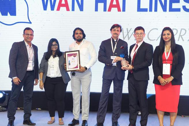 （万海耕耘印度市场逾20年，再度获得印度－远东区间年度最佳航商。图／万海航运）