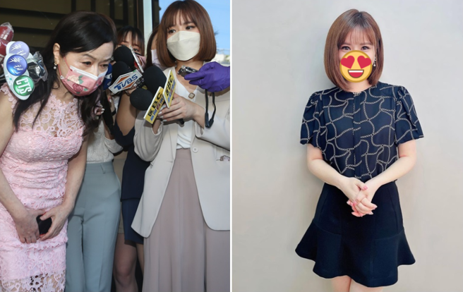 被周玉蔻點名的短髮女記者，因為長相漂亮而意外爆紅。（圖／中時資料照；IG@lichenleeeee）