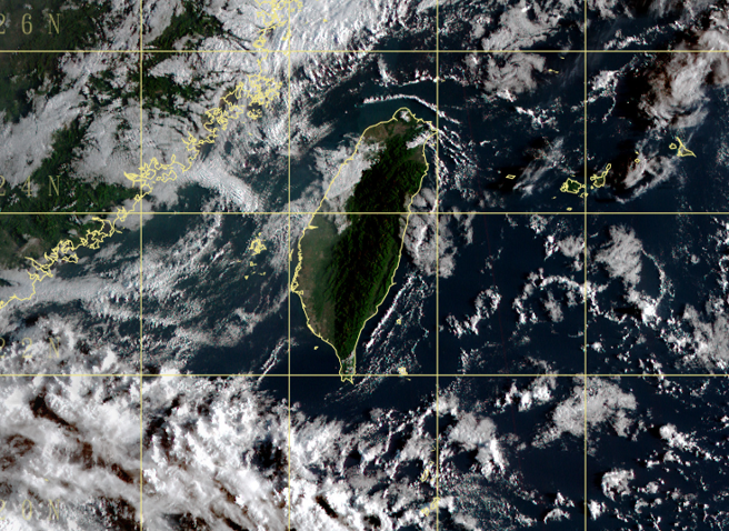 今起轉東風，白天晴時多雲、日夜溫差大。（中央氣象局提供）