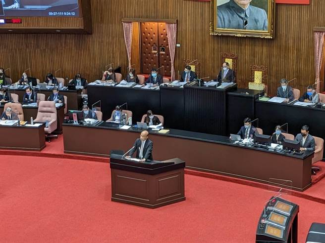 行政院长苏贞昌今在立法院进行施政报告。(朱真楷摄)