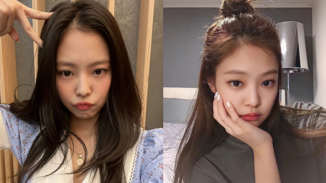 Jennie近日現身粉絲簽售會聽到粉絲暖心加油忍不住哽咽。（圖／twitter@jenniebemywife、G0THRUBY）