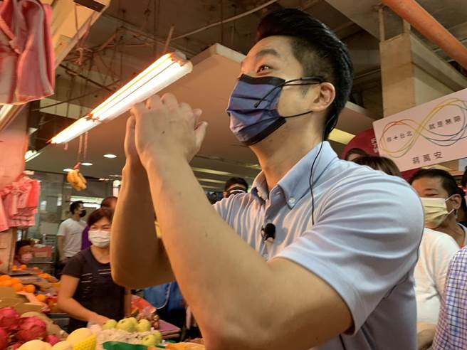 国民党台北市长参选人蒋万安。（黄婉婷摄）