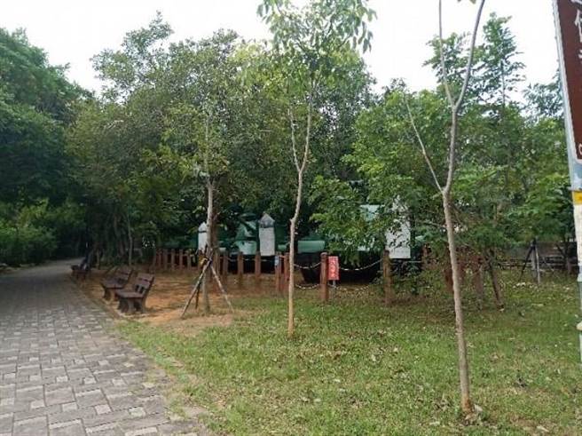 台中市潭雅神戰車公園設施老舊，觀光旅遊局將進行全面優化工程。（台中市觀旅局提供／陳淑娥台中傳真）
