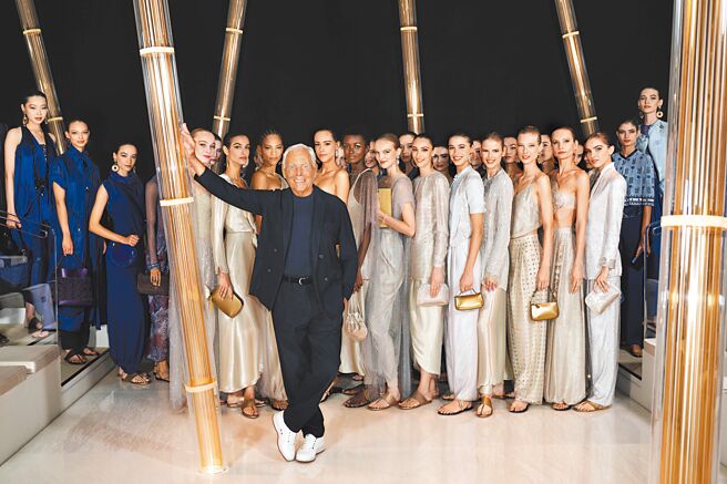 GIORGIO ARMANI主张以简约纯粹衝击感官、升华内涵。（GIORGIO ARMANI提供）