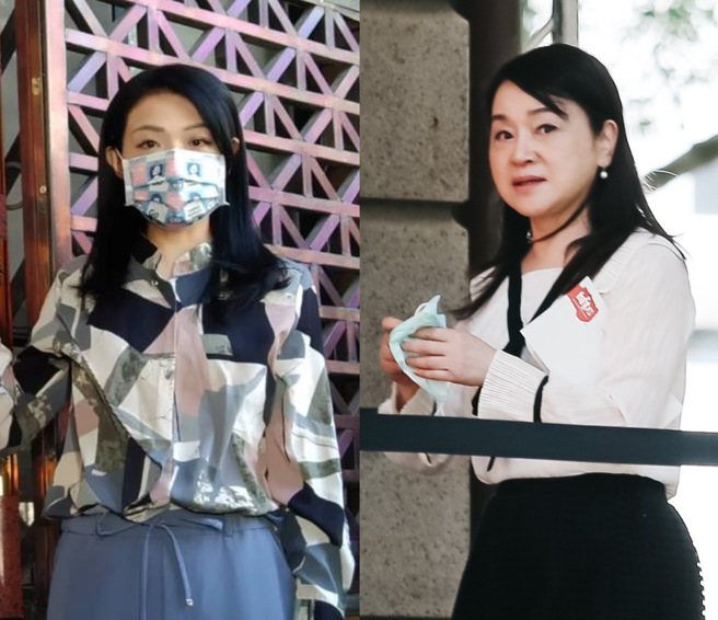 圖為民眾黨新竹市長參選人高虹安(左)、資深媒體人周玉蔻(右)。(合成圖/陳志賢、郭吉銓攝)