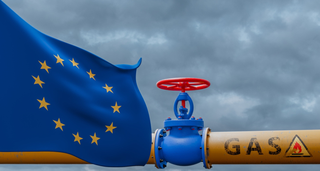 北溪管線大漏氣，歐天然氣價暴漲。（示意圖/達志影像/shutterstock）