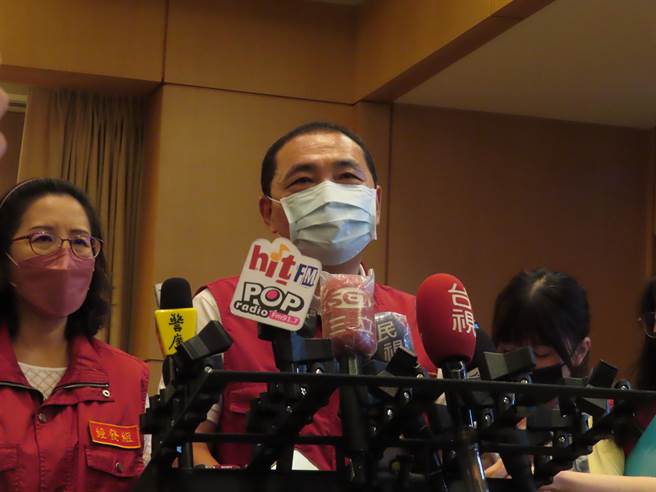 林佳龙再邀辩论 侯友宜：登记时已经勾选辩论。（叶德正摄）