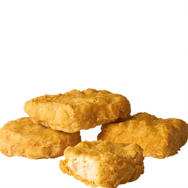 麥當勞APP推出師生同樂活動，人氣餐點可享買一送一，包含4塊麥克雞塊。（麥當勞提供）