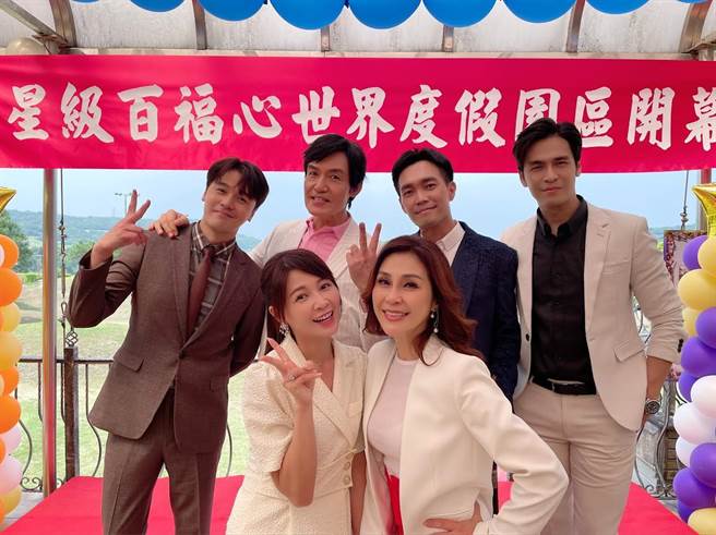 日前传出绯闻的许仁杰、谢京颖不避嫌在杀青戏同框。（民视提供）