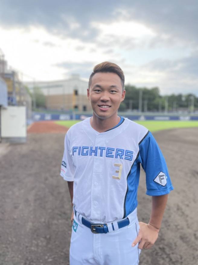 效力日职火腿队的台湾好手王柏融28日重回一军就先发。（资料照，撷取自王柏融脸书粉丝团）