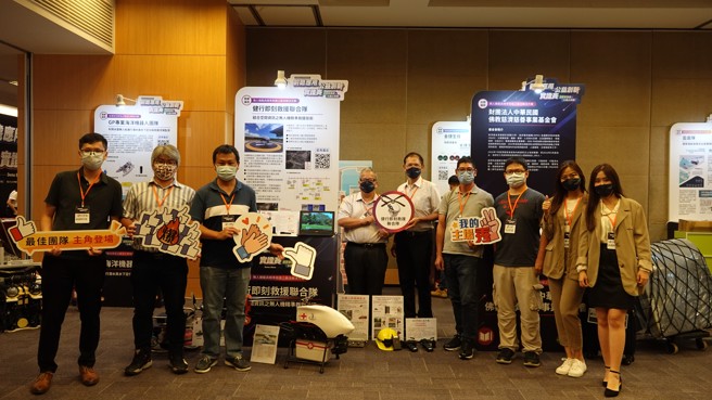 健行科大團隊參加實證賽展示活動。(照片/健行科技大學提供)

