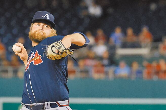 勇士菜鸟右投艾德完封国民，拿下个人本季第2胜。（路透）