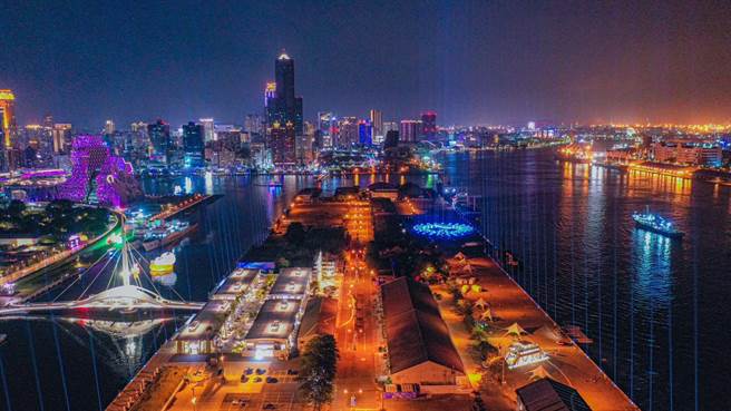 设计中岛设计擎天光之展演首场行动，将于9月30日晚间6时登场。（撷取自陈其迈脸书）