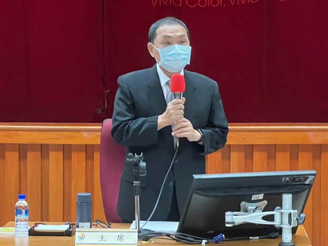 侯友宜主持治安工作会报。（王扬杰摄）