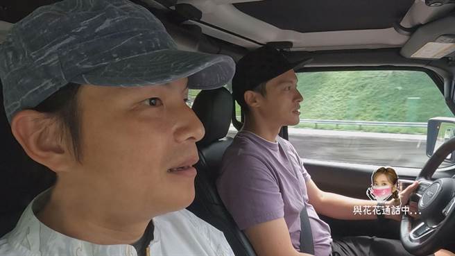 孙协志、许孟哲与确诊的蔡黄汝连线。（中视提供）