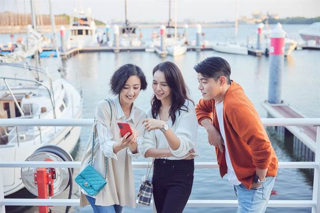 《台北女子图鑑》的台南帮桂纶镁、王柏杰、夏于乔。（Disney＋提供）