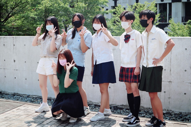 政大附中制服周。(照片/政大附中提供)