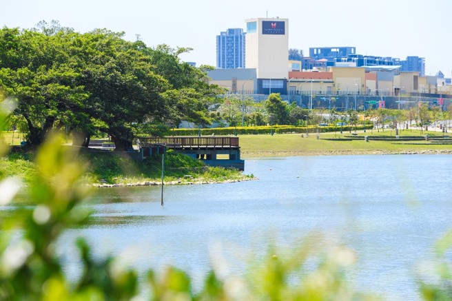 「横山书法艺术公园」为全台首座以书法艺术为主题的公园。(图/业者提供)