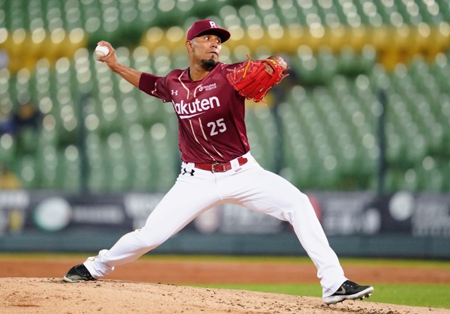 乐天桃猿洋投必赢多。（资料照，乐天桃猿提供）