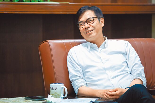 若年底大选顺利连任，陈其迈透露，未来将朝「4大优先2.0」迈进，继续深化建设。（袁庭尧摄）