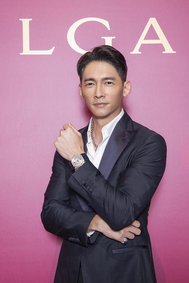 演技派男神温升豪出席宝格丽珠宝晚宴，充满义式优雅休閒的时尚品味。（BVLGARI提供）