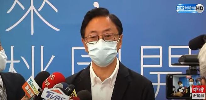 遭爆发红包涉贿选，张善政怒了。(取自中时新闻网影片)