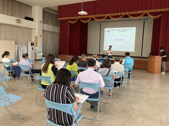 因施工动线相当狭隘，水利局举办２次地方坐谈会，经沟通后取得共识。（台南水利局提供／李俊淇台南传真）