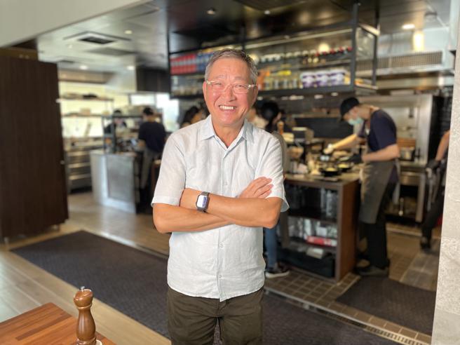 「牛排教父」鄧有癸移居林口多年後，在此打造全新餐飲品牌Amber Hill，也為林口新增高品質餐廳。（何書青攝）