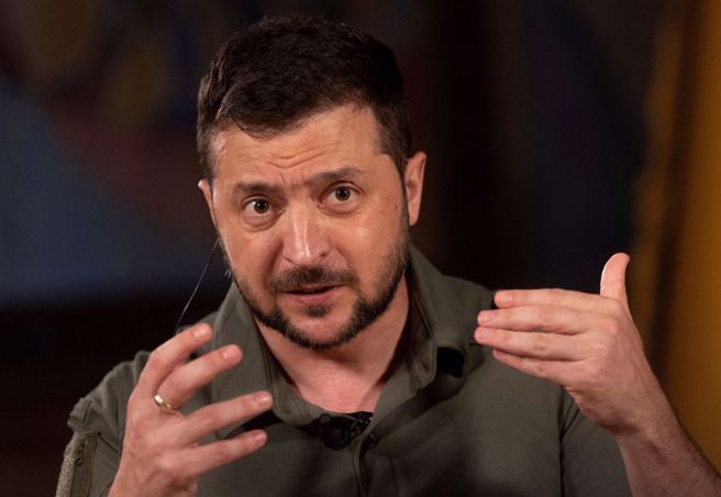 乌克兰总统泽伦斯基（Volodymyr Zelenskyy）。（图／路透社）