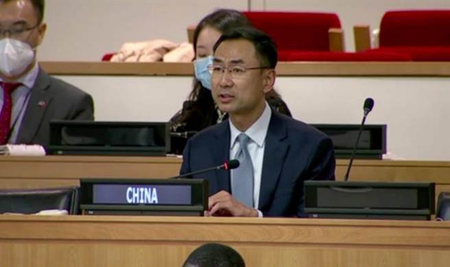 中国常驻联合国副代表耿爽大使。（中新社）