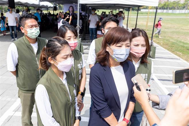 沈慧虹表示，外界傳聞新竹選戰就是下屆總統前哨戰，戰況空前激烈，民眾心裡都會明白，能改變這座城市的人才是最好的選擇。（陳育賢攝）