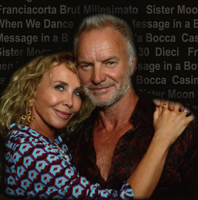 摇滚诗人史汀是义大利500年酒庄的主人，当年买下酒庄作为送给爱妻Trudie的礼物。（浩咏提供）