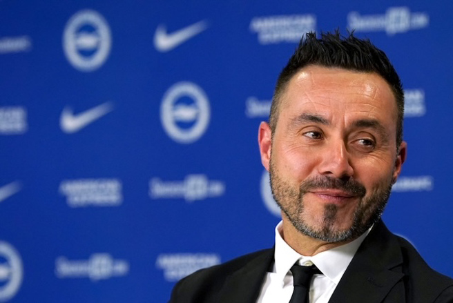 新任主帅 德泽比 走马止任，未知能否延续布莱顿的好成绩（图片来源︰达志影像）