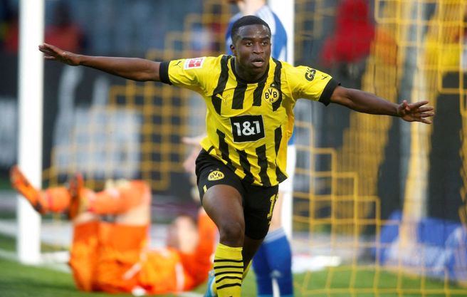 多特蒙德新秀 茂高高 以16歲之齡攻進了他在德甲的第一個進球（圖片來源︰達志影像）
