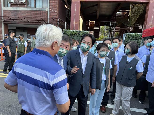 挺陳時中  賴清德：用這四個條件來看，這段時間的紛擾就不重要了。曾薏蘋攝