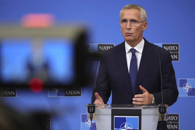 北约秘书长史托腾柏格（Jens Stoltenberg）。（图／美联社）