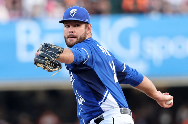 富邦悍将先发投手安得胜。（富邦悍将提供）