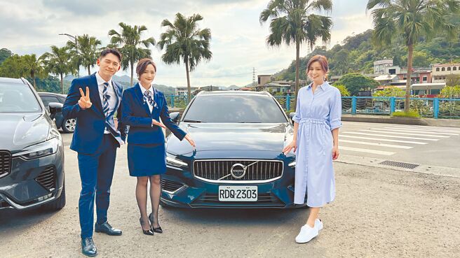 温昇豪（左）、王淨首次合體錄製節目。（國際富豪汽車提供）