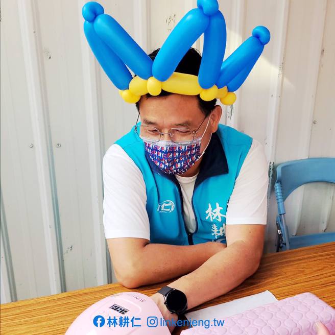 国民党新竹市长候选人林耕仁。（图 / 翻摄自林耕仁脸书）