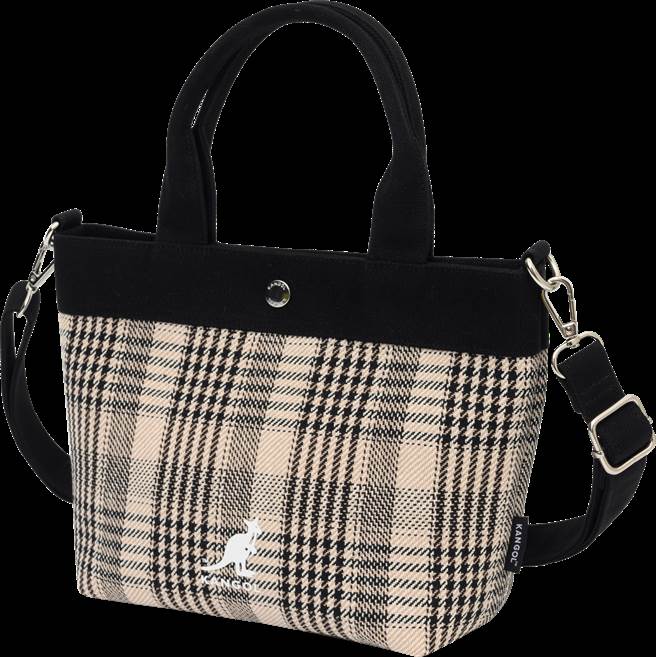 限量KANGOL格纹托特包，集6点加599元可兑换，约市价2.9折。（7-11提供）