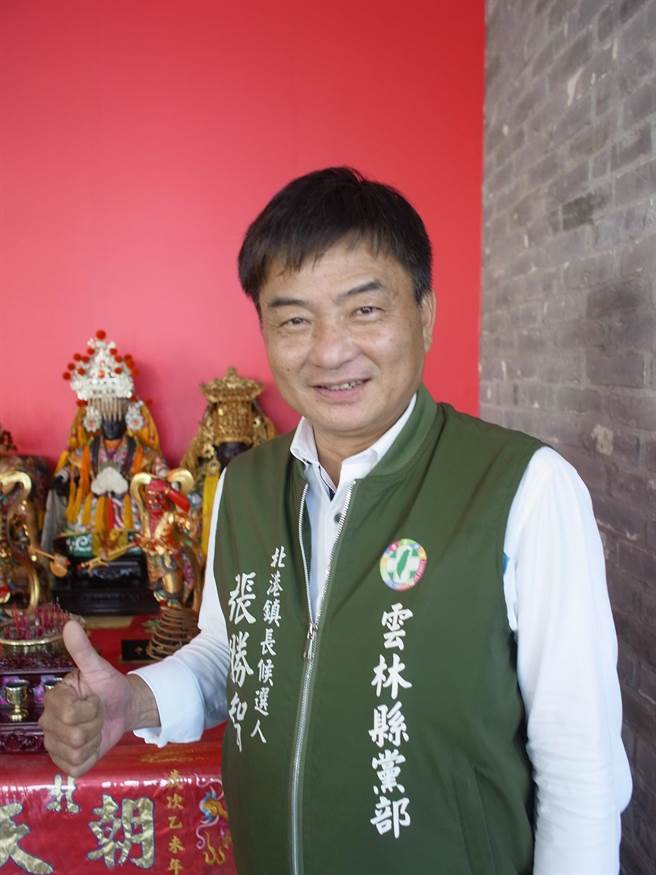 云林县北港镇长选举，张胜智诉求延续建设打造生命园区。（张朝欣摄）
