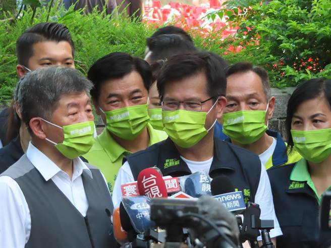 黃金周、選前之夜借不到場地 林佳龍：希望侯市長高抬貴手。（葉德正攝）