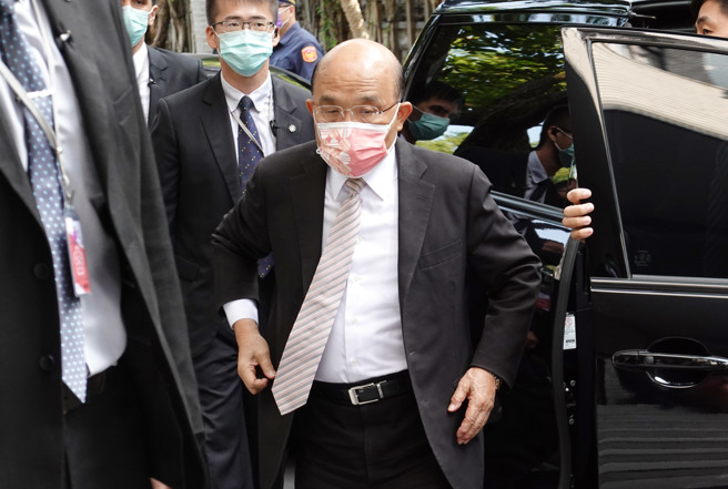 行政院长苏贞昌。（姚志平摄）