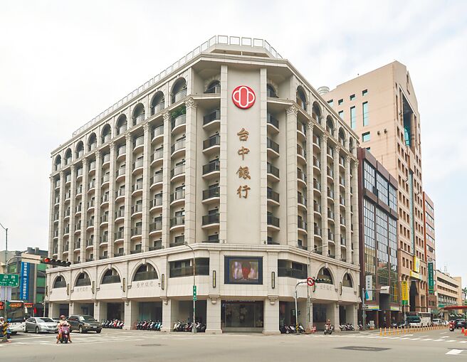 台中银行总行外观。（台中银提供）