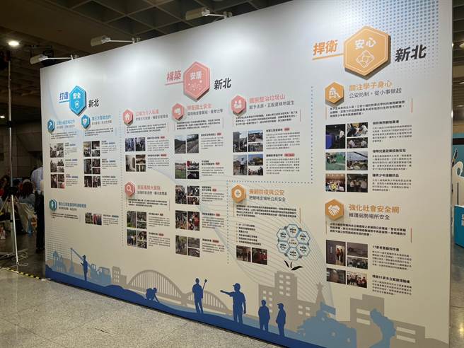 新北市府今举办「公安永续 安居新北-新北公安小组成立11周年特展暨发表会」。（王扬杰摄）