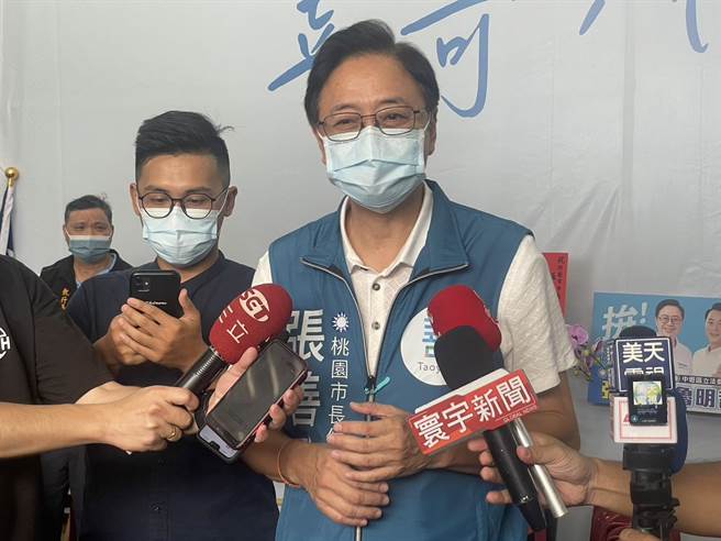 未来事件交易所价格遭郑运鹏超车，张善政回应持续努力往前走。(吕筱蝉摄)