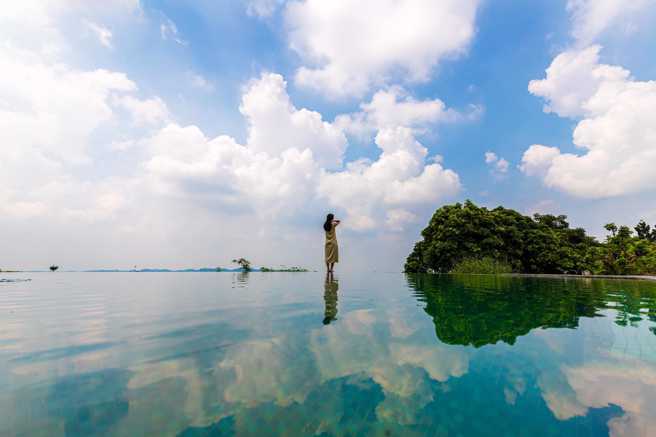 南市东山仙湖农场美景照。（图 / 翻摄自黄伟哲脸书）