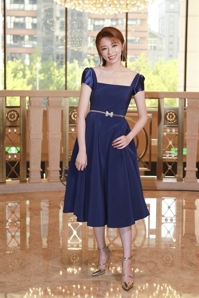 王瞳出席新戏《市井豪门》首映。（民视提供）